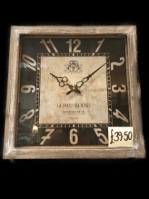 Fabulous Wood Framed Wall Clock